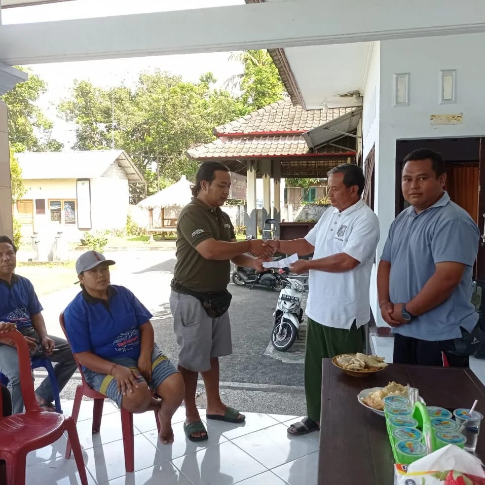 PEMERINTAH DESA SURANADI MENERIMA KONTRIBUSI DARI KELOMPOK TANI "KAMANI" DUSUN PEMUNUT DESA SURANADI TAHUN 2023