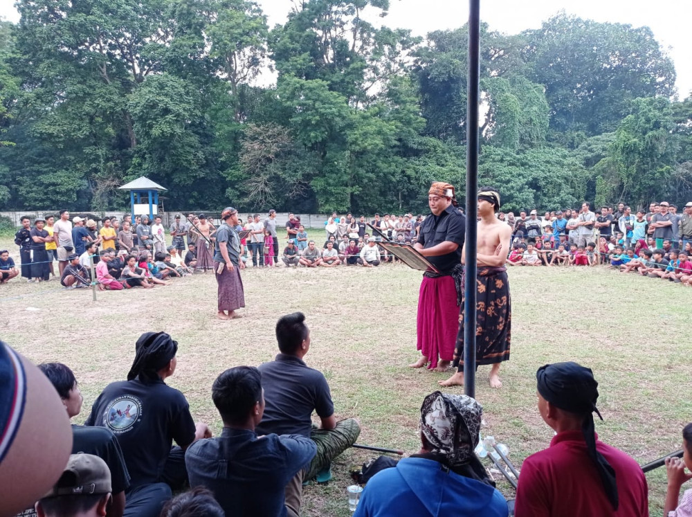 PADEPOKAN PERESEAN KEBON RAJE DESA SURANADI MENGGELAR PAGELARAN EVENT BUDAYA PERESEAN