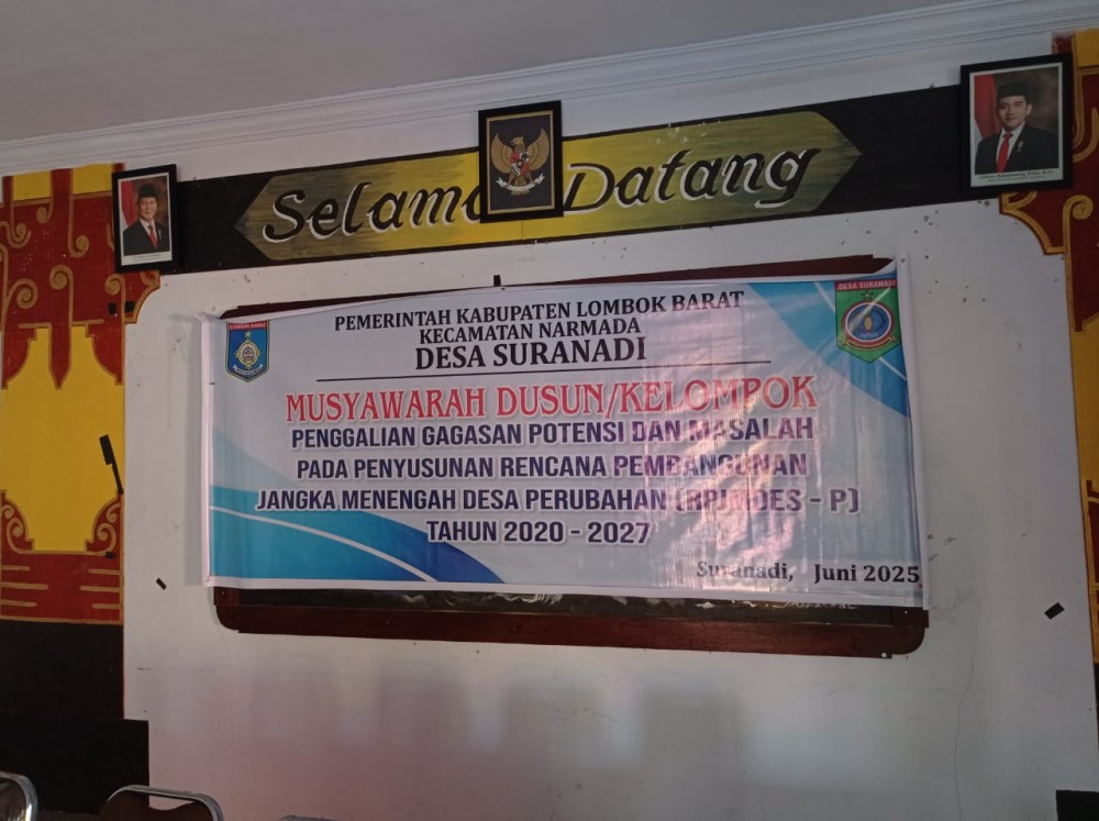 PENGGALIAN GAGASAN POTENSI DAN MASALAH DUSUN/KELOMPOK PADA PENYUSUNAN RPJMDES-P DESA SURANADI TAHUN 2020-2027